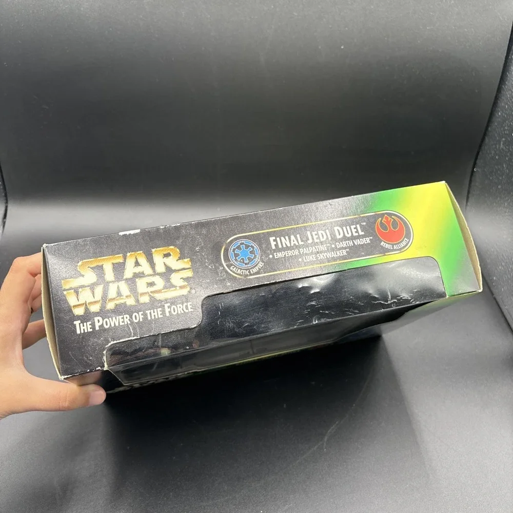 Star Wars The Power Of The Force Final Jedi Duel Figure Set Sealed 1997 NIB